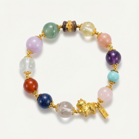 Year of the Horse Multi-Stone Treasure Bracelet | LanKio Treasure Bracelet