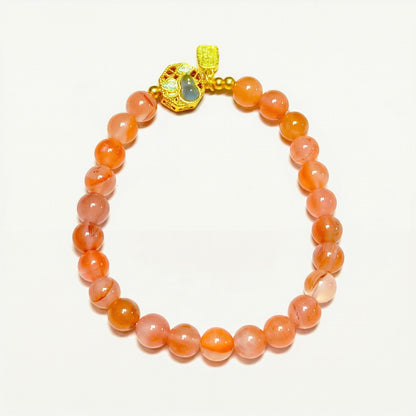 Nan Hong Agate Gourd Bracelet | LanKio Full Blessing