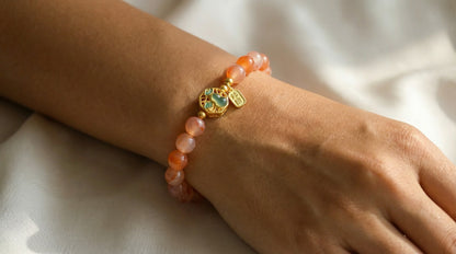 Nan Hong Agate Gourd Bracelet | LanKio Full Blessing